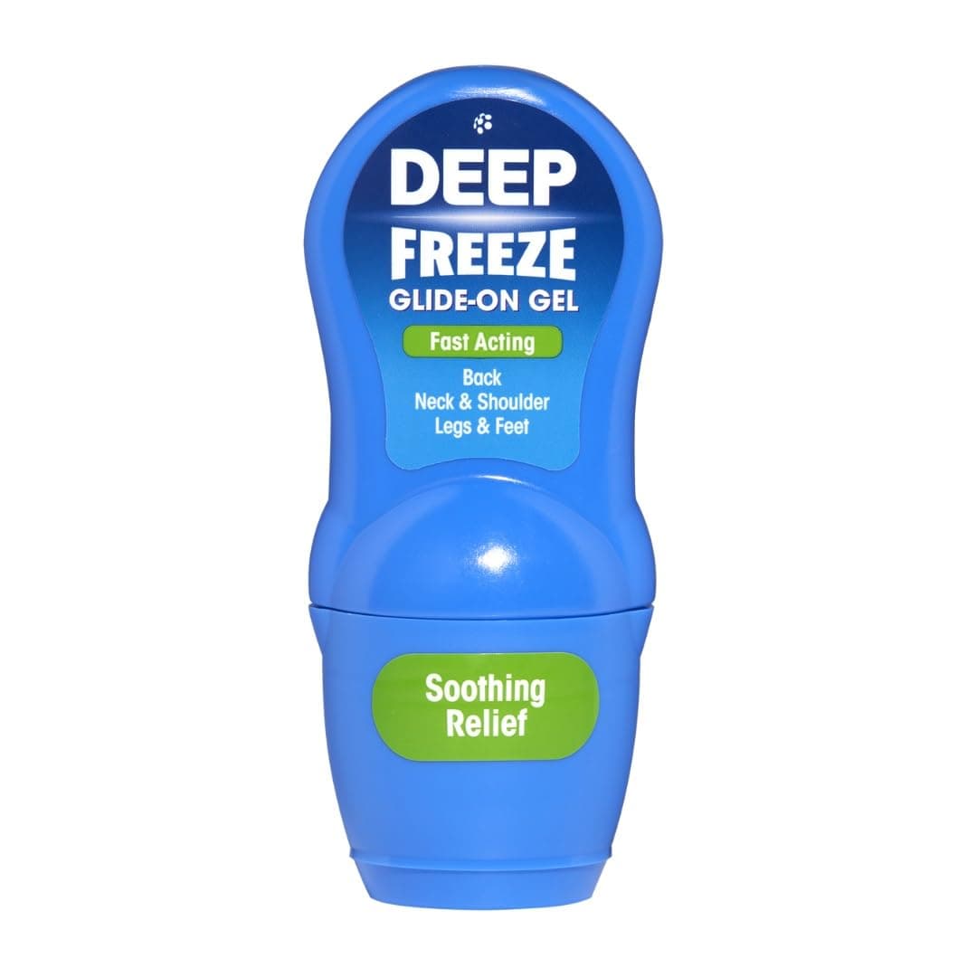Mentholatum Deep Freeze Muscle Message Plus Gel Glide-On Cool Lotion Pain Relief 50g