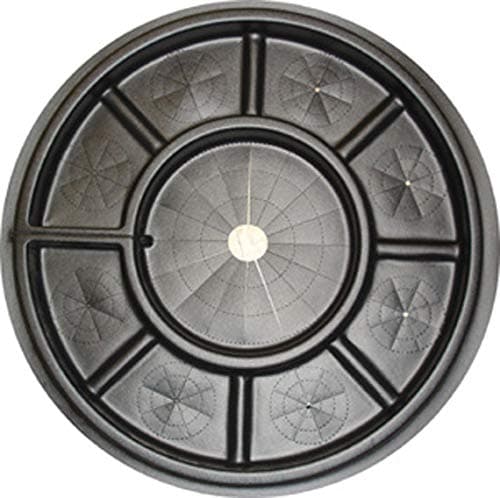 Matscape Lawn, Garden, Landscape Edging Ring (Black Plastic, Set of 2, 28 Inch in Diameter)