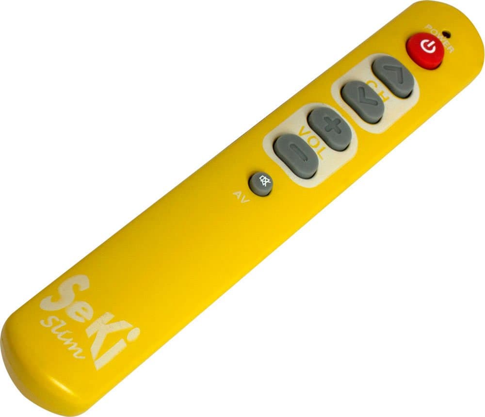 Seki Universal Learning Remote Control for Kids and Seniors Big Buttons Yellow Color