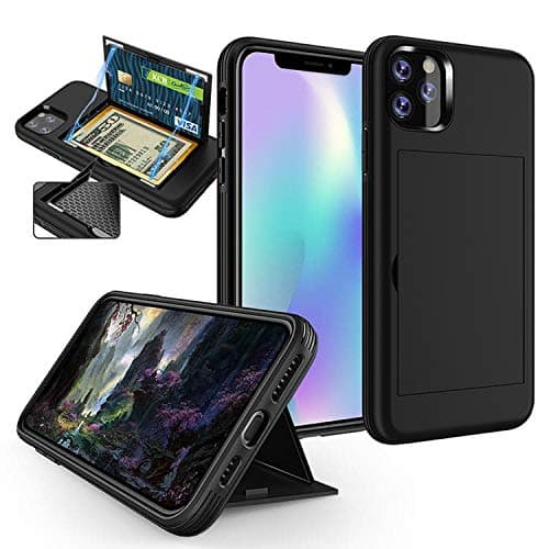 iPhone 11 Pro Max Case with Card Holder and Kicktand
