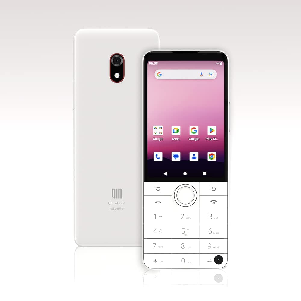 Small Smart Button Mobile Phones QinF22Pro With 3.54’’ Touch Screen, 4G Dumb Unlocked Smartphones/4+64GB/2MP+8MP Camera/ Android12 Basic Phones With Whatsapp for Works,Minimalist,Senior