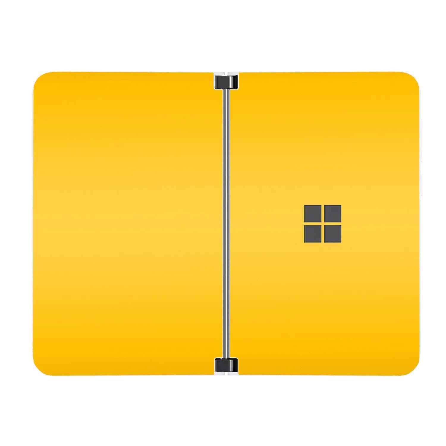 SopiGuard Sticker for Surface Duo Phone Edge-to-Edge Precision Vinyl Skin Wrap (Icy Yellow)