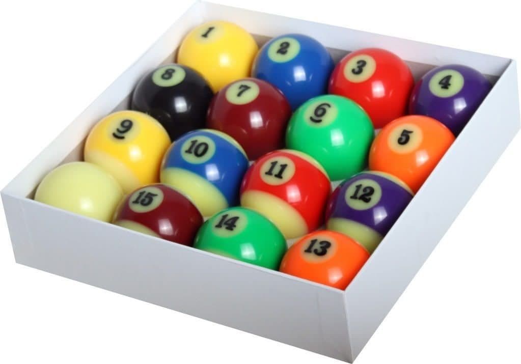 Glow in the Dark Pool Balls / Billiard Balls - Full Set