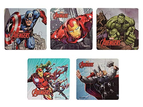 Marvel Avengr Zigsaw Puzzle, Pack of 5, Total 45 Pieces