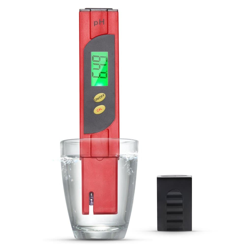 Nicelux Digital PH Tester,High Accurate PH Meter,Accuracy 0.01ph with Quick Calibration Button,Backlit Display and ATC,Ideal for Drinking Water,Aquariums,Swimming Pool,Brew and More