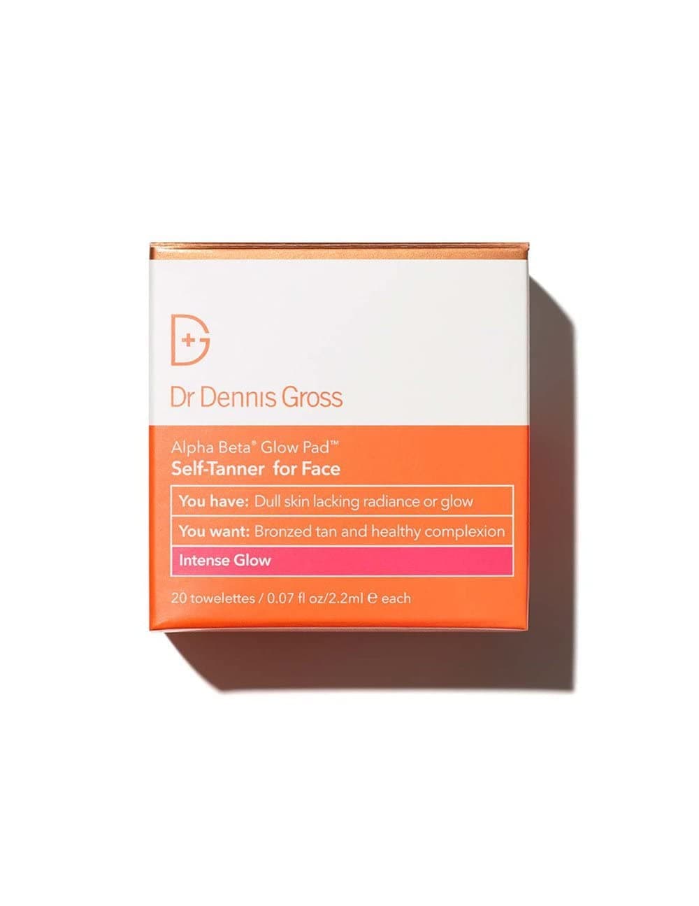 Alpha Beta Glow Pad For Face - Intense Glow 20 Towelettes