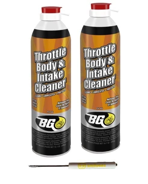 BG スロットルボディ&インテーククリーナースプレー缶 PN 406 ポケットドライバー付き (2)