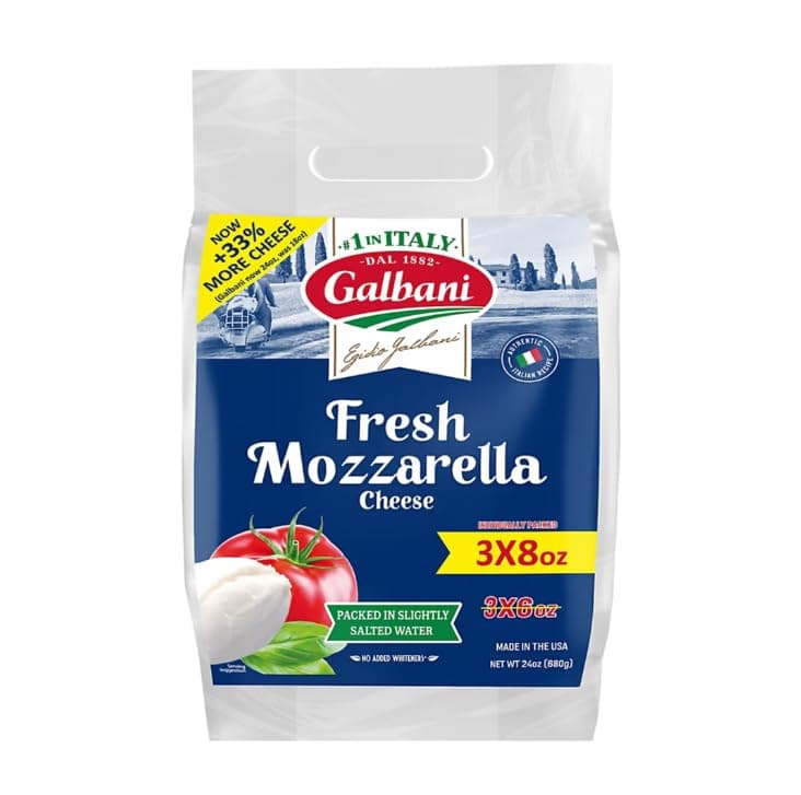 Galbani Fresh Mozzarella Water Pouch, 3 pk./8 oz.