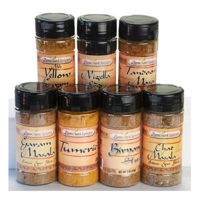 Indian Spices Chef Set of 7