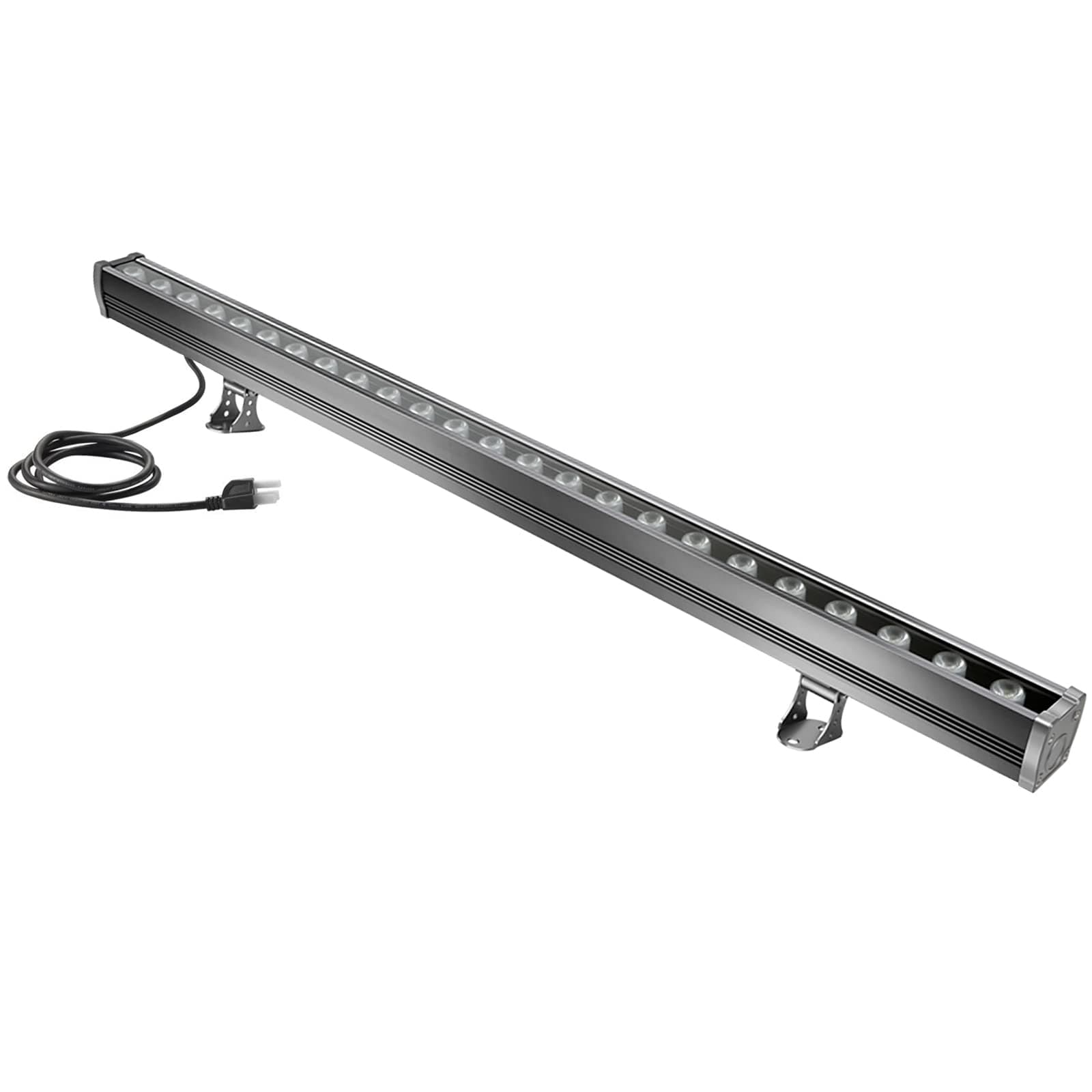 ATCD 24W LED Wall Washer, 5000K Daylight White, Patio LED Light Bar, 3.2ft/40 120V LED Light Bar, IP65 Waterproof Outdoor LED Wall Washer Lights for Landscape, Church, Patio, Yard, Garden