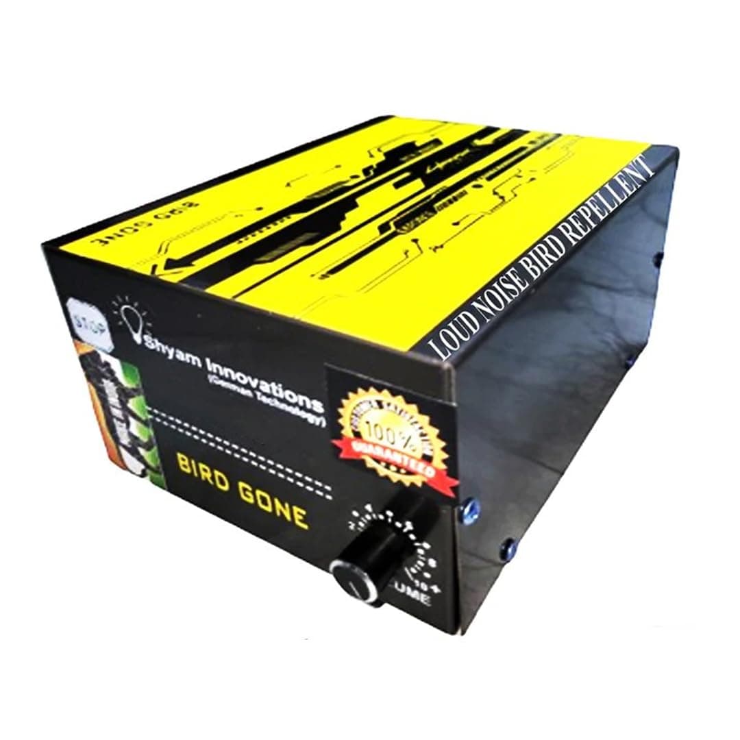 Bird Repellent System, 300 Variants Very Loud & Noisy Frequency Sound, Bird Deterrent Device to Keep Birds Away from Indoors, Outdoors Such as Pigeons, Crows, Bat (2200 Sq. Feet Area)