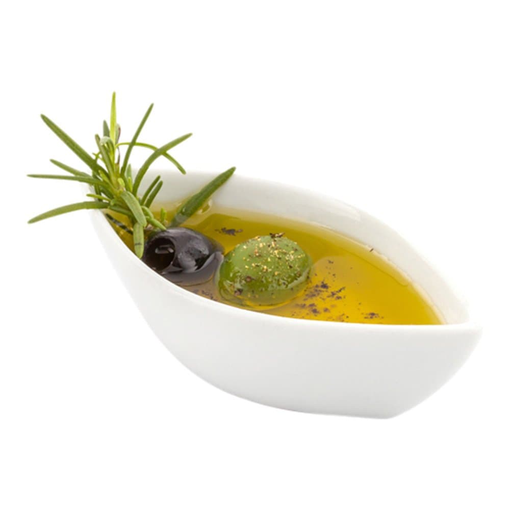 Restaurantware-2 Ounce Dipping Sauce Bowls, 10 Canoe Shape Dipping Sauce Dishes - Microwave-Safe, Oven-Safe, White Porcelain Small Dishes, Chip-Resistant, For Sauces Or Individual Portions