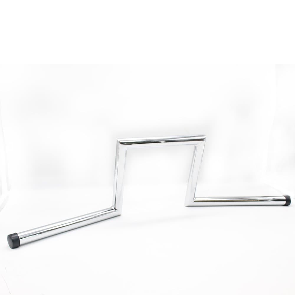 GLAD CRE8 Chrome 8" Rise 4" Pullback Ape-Hanger Z-Bars 1" Handlebars for Harley XL Sportster Dyna Bobber Motorcycle