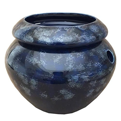 Blue 3.75" Opening Urn Shaped Self Watering Planter