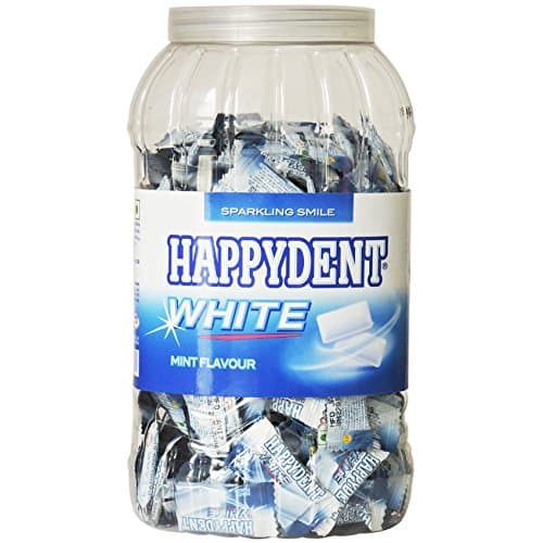White, Mint, Chewing Gum Jar, 387.2 g, 176 pc
