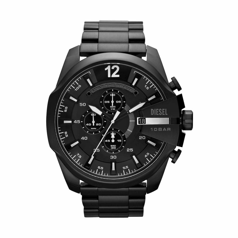 Diesel Mega Chief Watch for Men, Chronograph Men's Watch