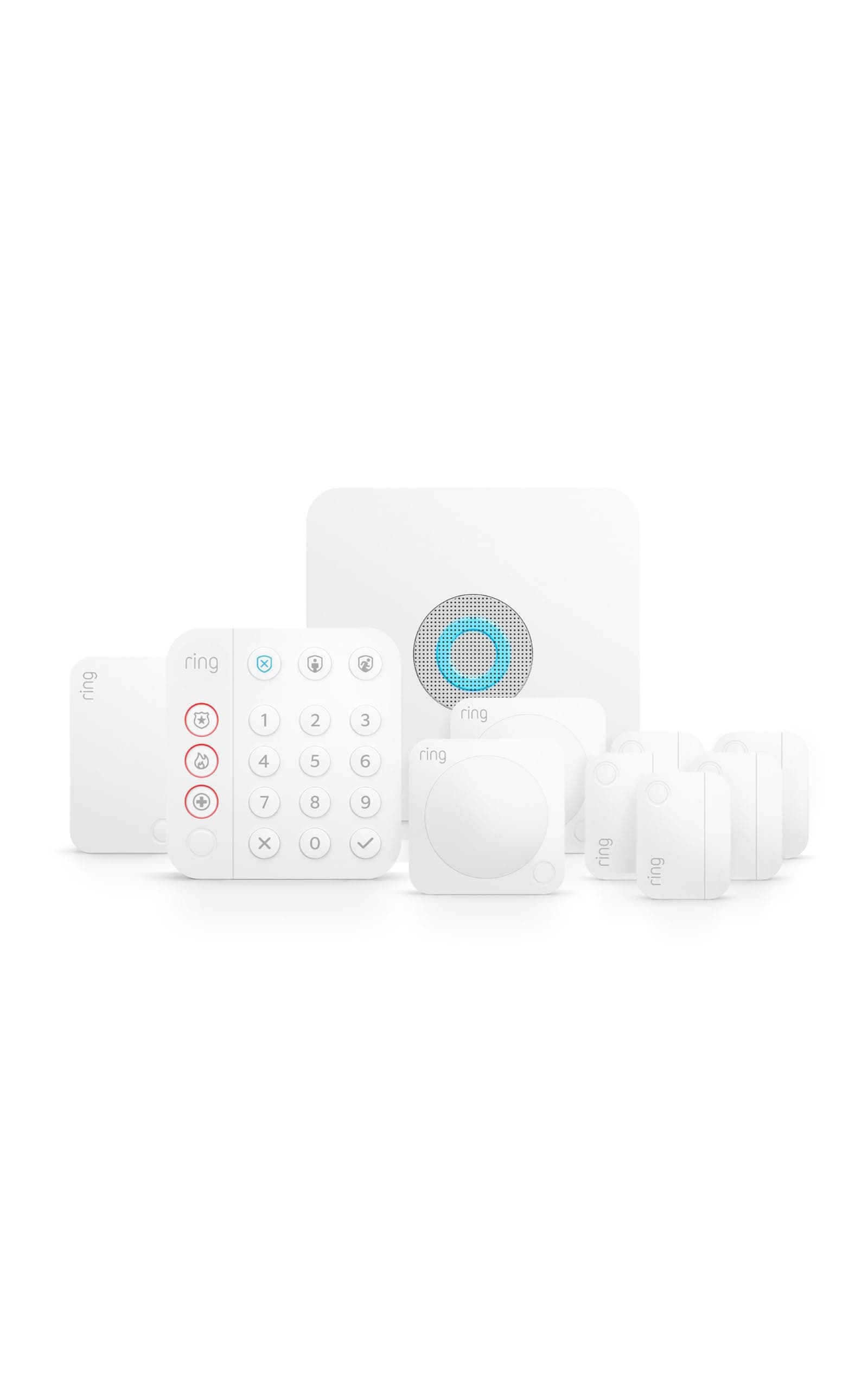 Alarm 10-Piece Kit – Wireless Smart Home Security System | Expandable | Easy Setup | Mobile App Control | 24/7 Professional Monitoring | Alexa Compatible