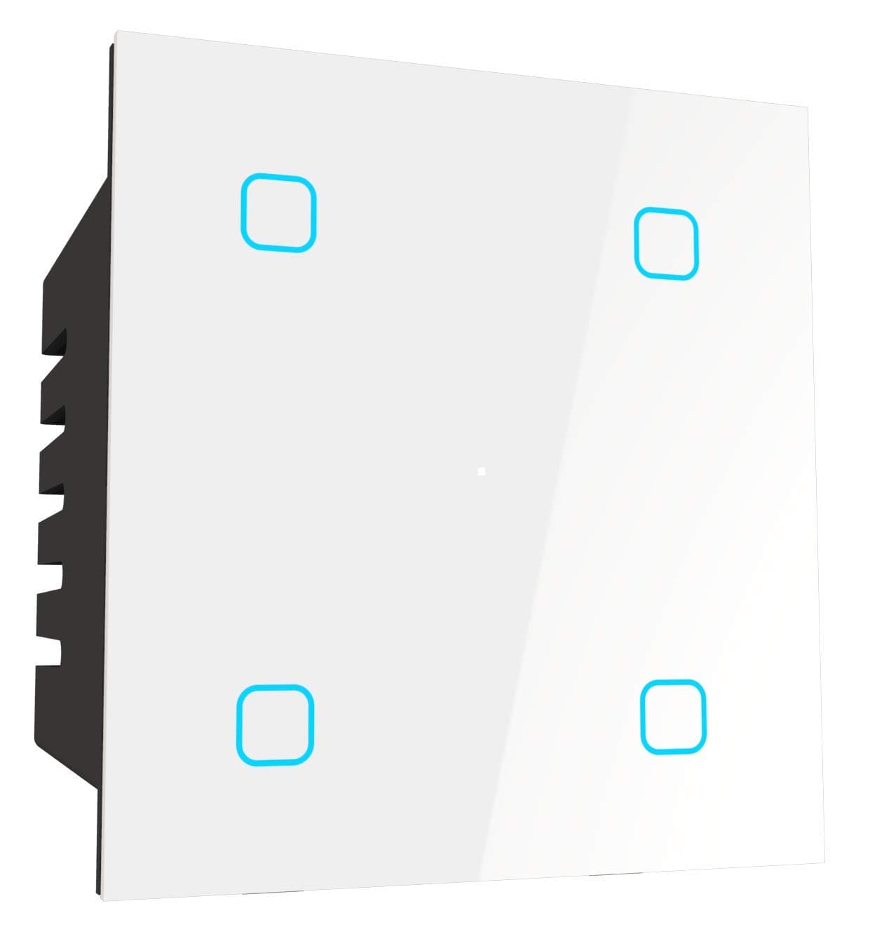 HomeMate® WiFi 3 Gang Touch Panel (White) | No Hub Required | Compatible with Alexa, Google Home and IFTTT (5, White)