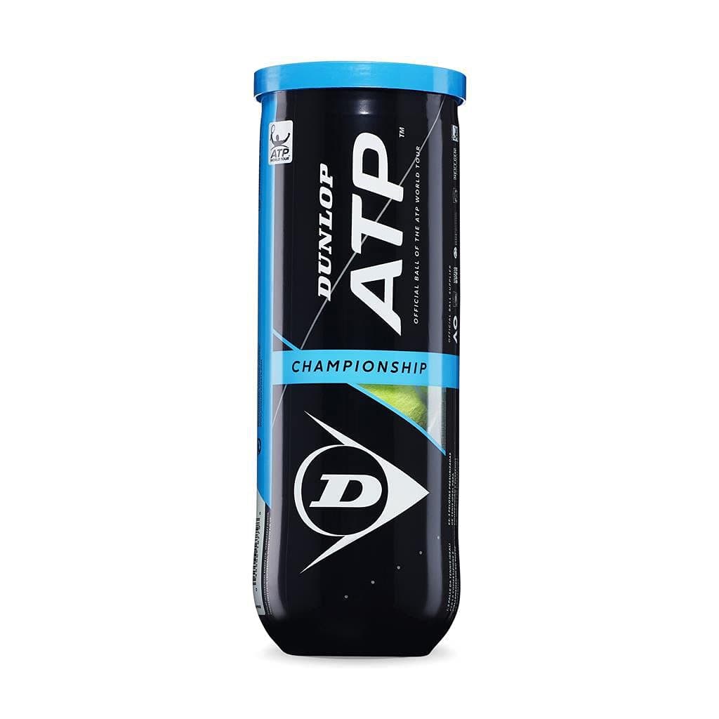 DUNLOP Tennis Ball ATP Championship – for Clay, Hard Court & Grass (1x3 Pet), Yellow