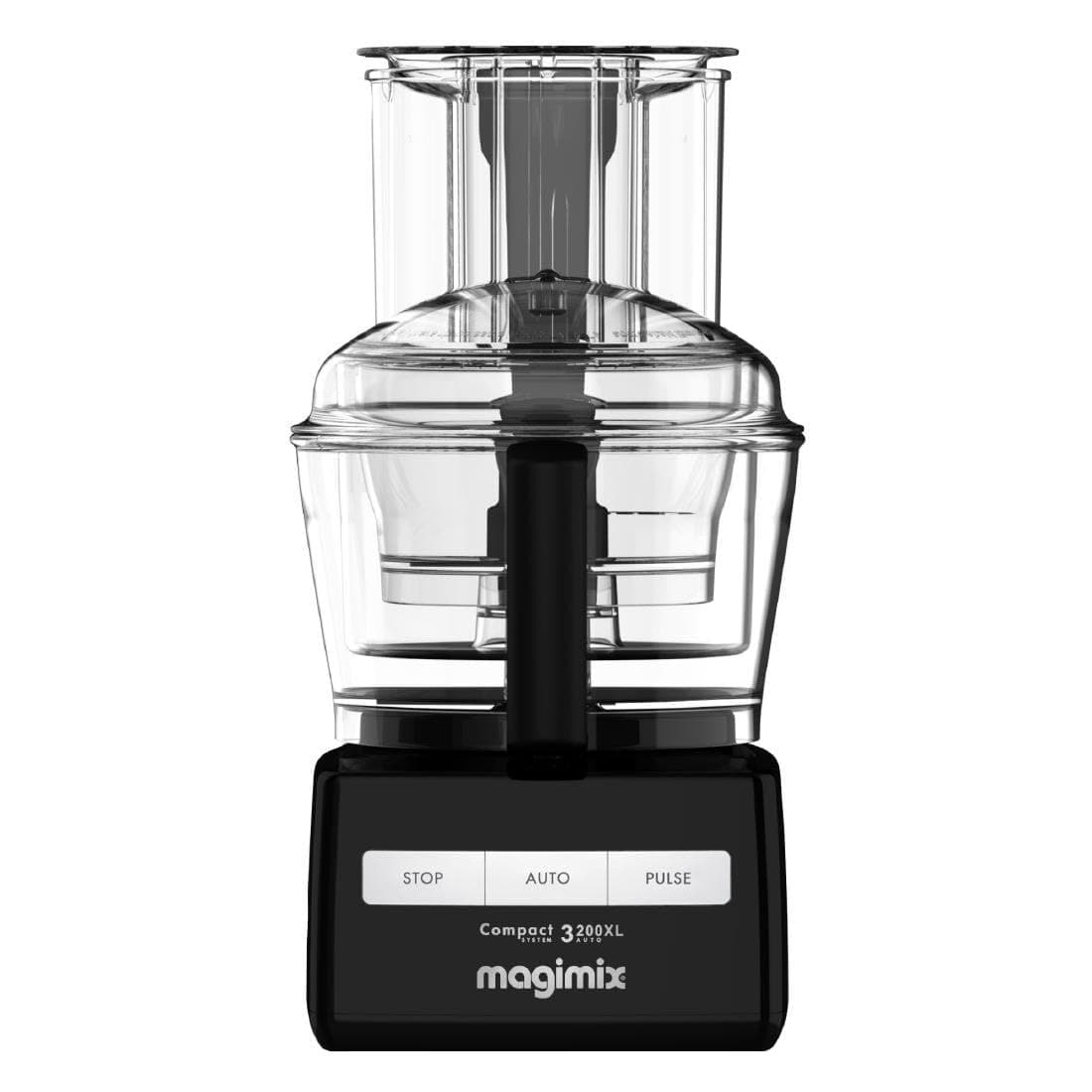 3200XL Food Processor | 2.6L BPA-Free Bowl | Quiet & Powerful Motor| Multifunctional 6 in 1 Solution | Black | 18373