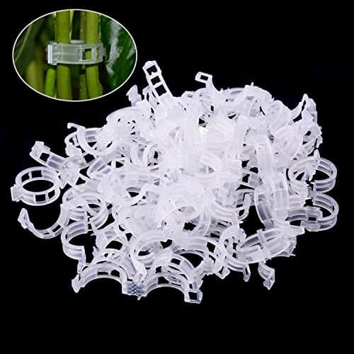 Oldhill 100-Pack Plant Support Clips for Trellis Twine Vertical Gardening