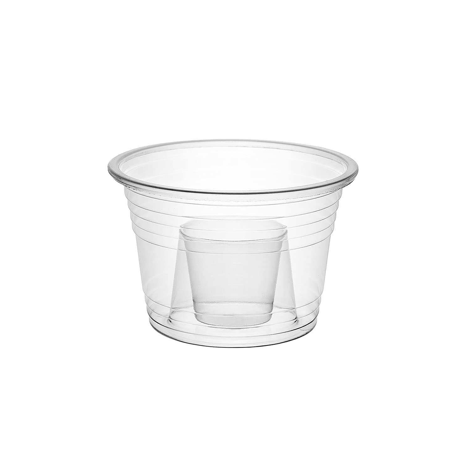 Plastic Bomber Cups, Jager Bomb Shot Glasses, 3 oz. Clear, 50 Ct