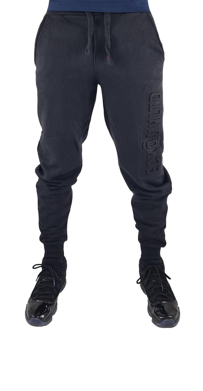 Ecko UnltdMen's Ecko Unltd. Men's Urban Designer Cotton Printed Logo Embossed Jog Jogger Sweatpants