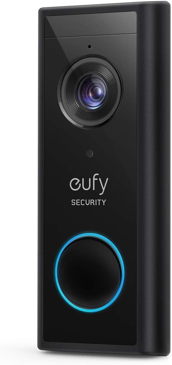 eufy Security, Wireless Add-on S220 Video Doorbell with 2K Resolution, 2-Way Audio, Simple Self-Installation, HomeBase 2 Required