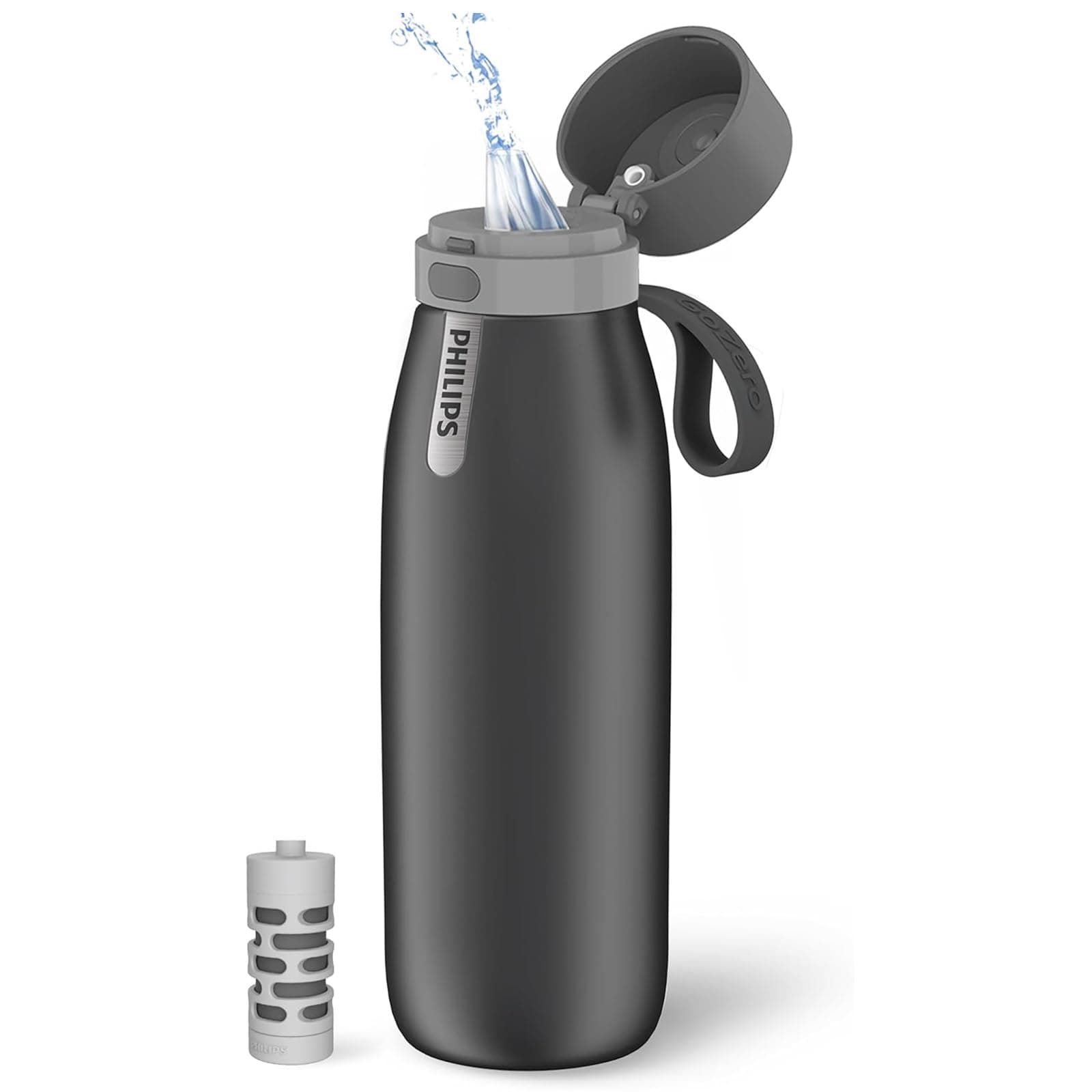 Philips GoZero Everyday Stailless Steel Water Bottle, Double-Walled