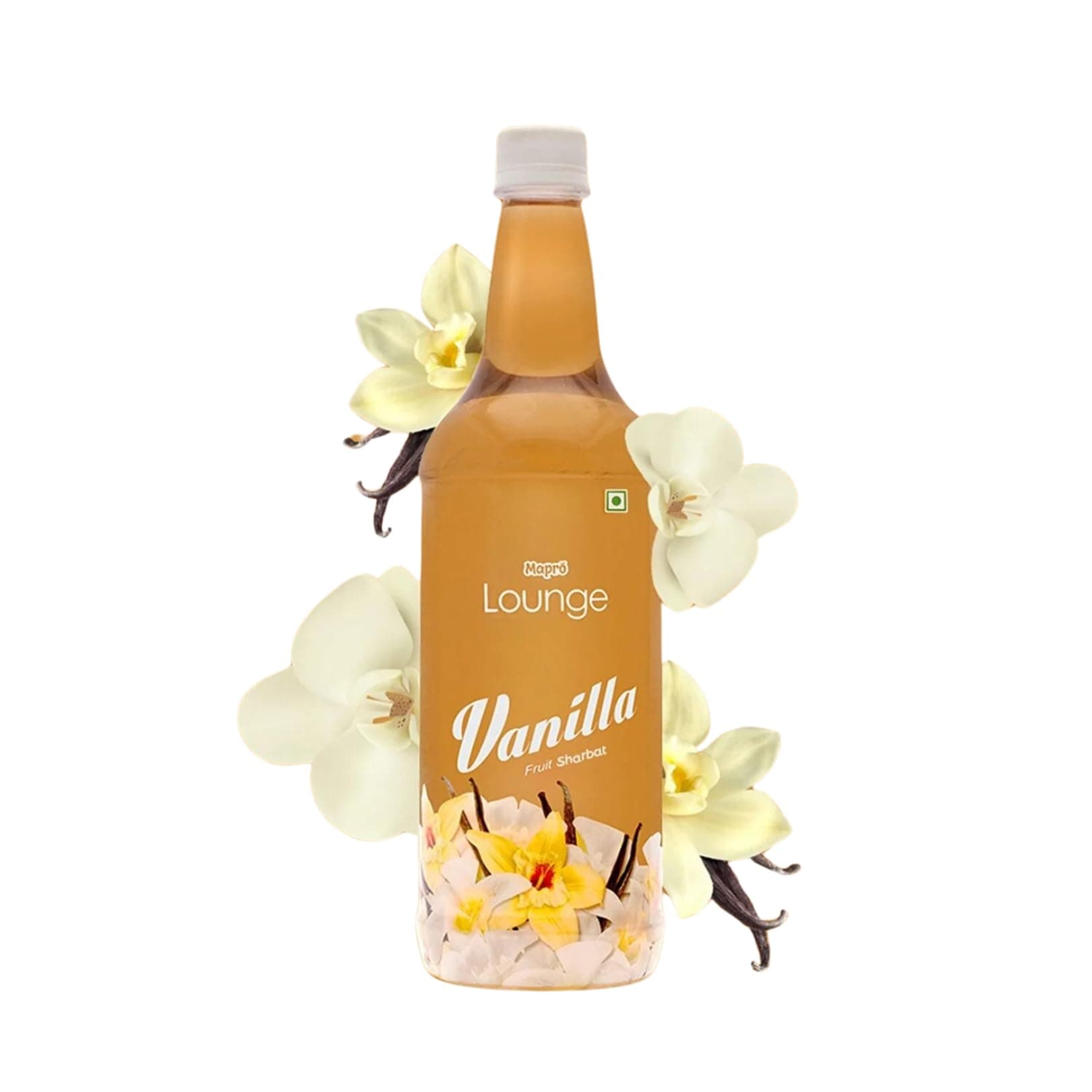 Mapro Lounge Vanilla Cocktail Mixer Mocktail Mocktail Fruit Syrup - 1L |Contains Real Fruit Juice| Gluten Free| Zero Cholestrol
