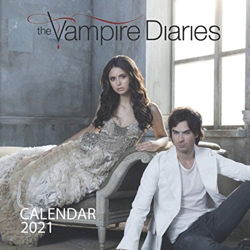 The Vampire Diaries: 2021 Wall Calendar - Large 8.5" x 17" When Open - 12 Months