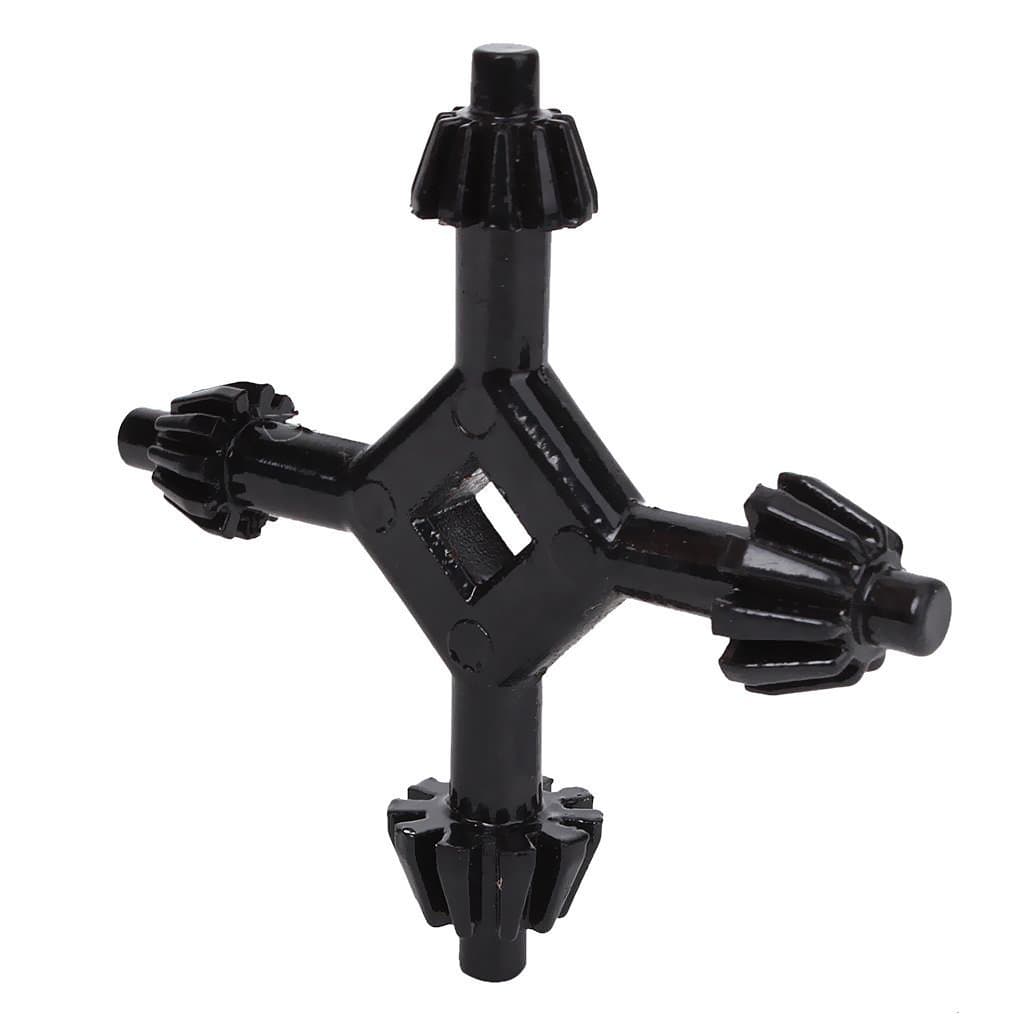 Nopea4-in-1 Drill Chuck Key for Electric Drill, Universal Key Chuck, 4 Way Chuck Button for Drill