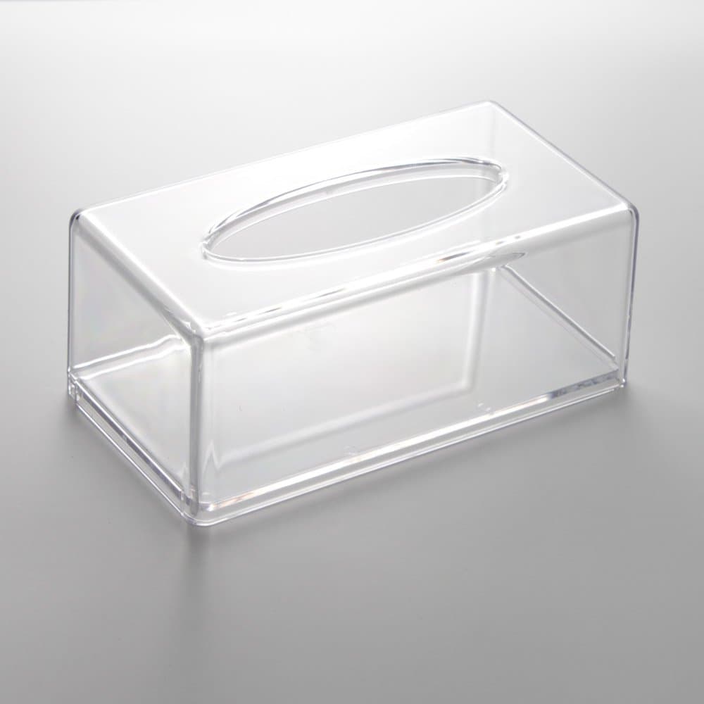 HomelooAcrylic Tissue Box Cover Holder Clear Napkin Dispenser (Rectangular)