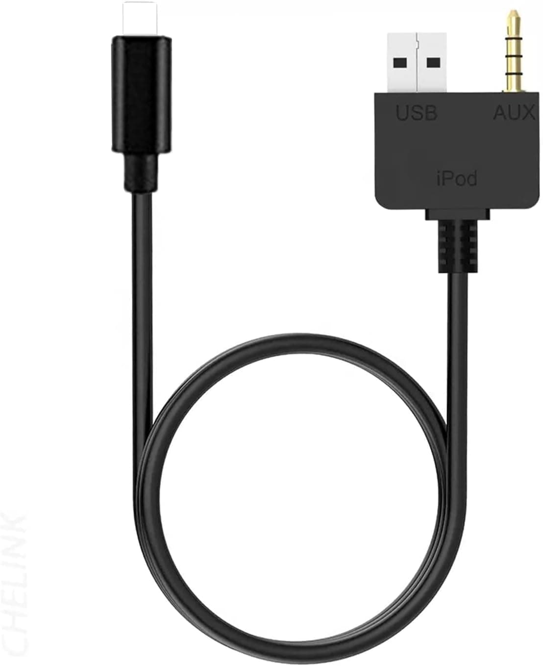 Aux Charing Media Interface USB 3.5mm Audio Jack Music Adapter Compatible for iP 14 Pro Max 13 12 11 Xs Xs Max XR for Hyundai KIA, 39“