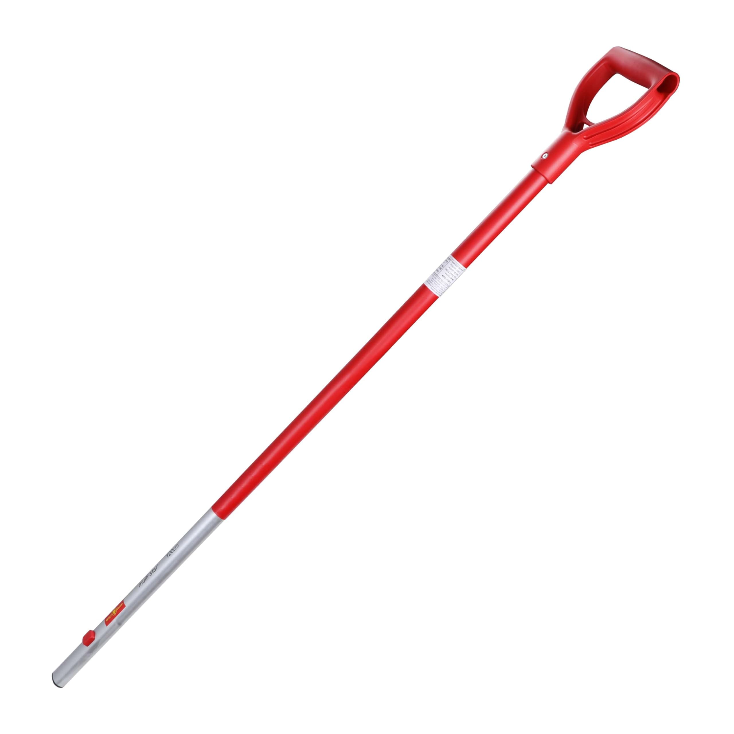 Wolf-Garten ZMAD Multi-Change Aluminium D-Grip Handle, Red, 85 cm