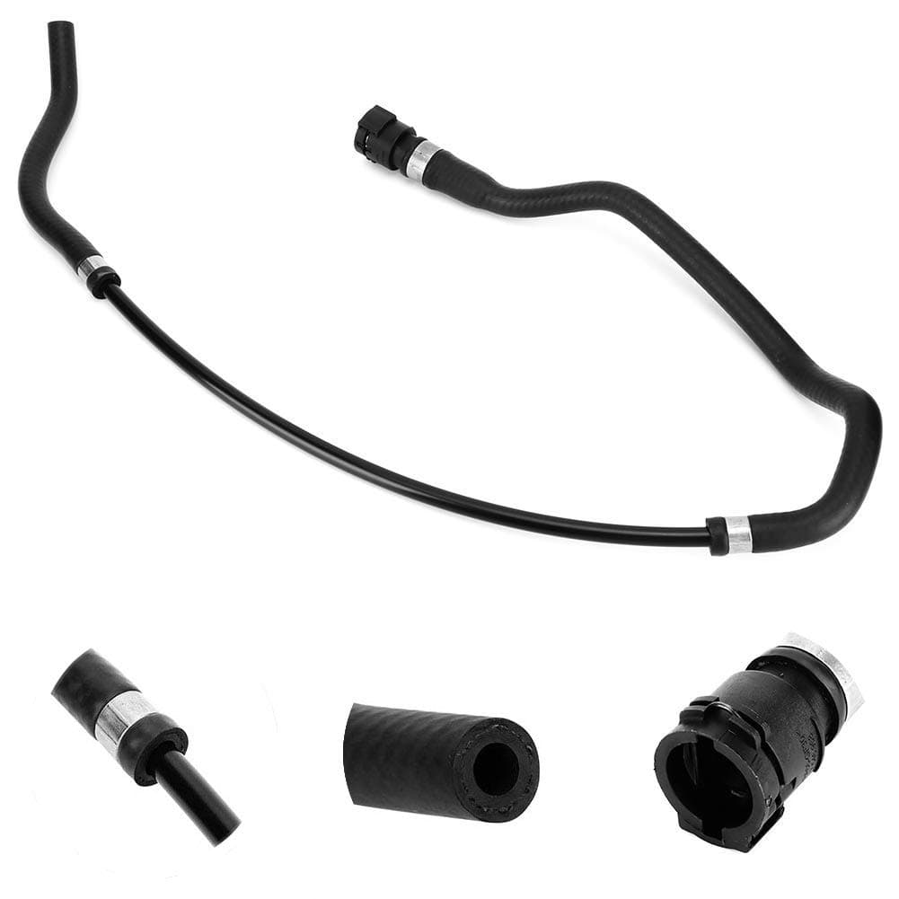 Engine Upper Radiator Coolant Expansion Tank Hose Fit for BMW 2008-2013 128i, 2006-2011 323i, 2006 325i, 325xi, 2007-2013 328i, OE # 17127618510 17127565093