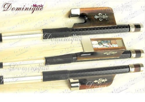 D Z Strad #506 Advanced Model Texture Carbon Viola Bow Silver OX Horn