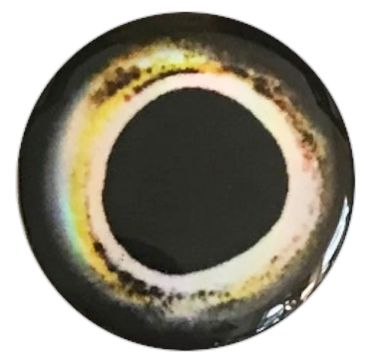 Brule 3-D Holographic Epoxy Fish Eyes (5mm-20mm) 60 Pack, Handpoured, Fishing Fly Tying Lures DIY Crafts