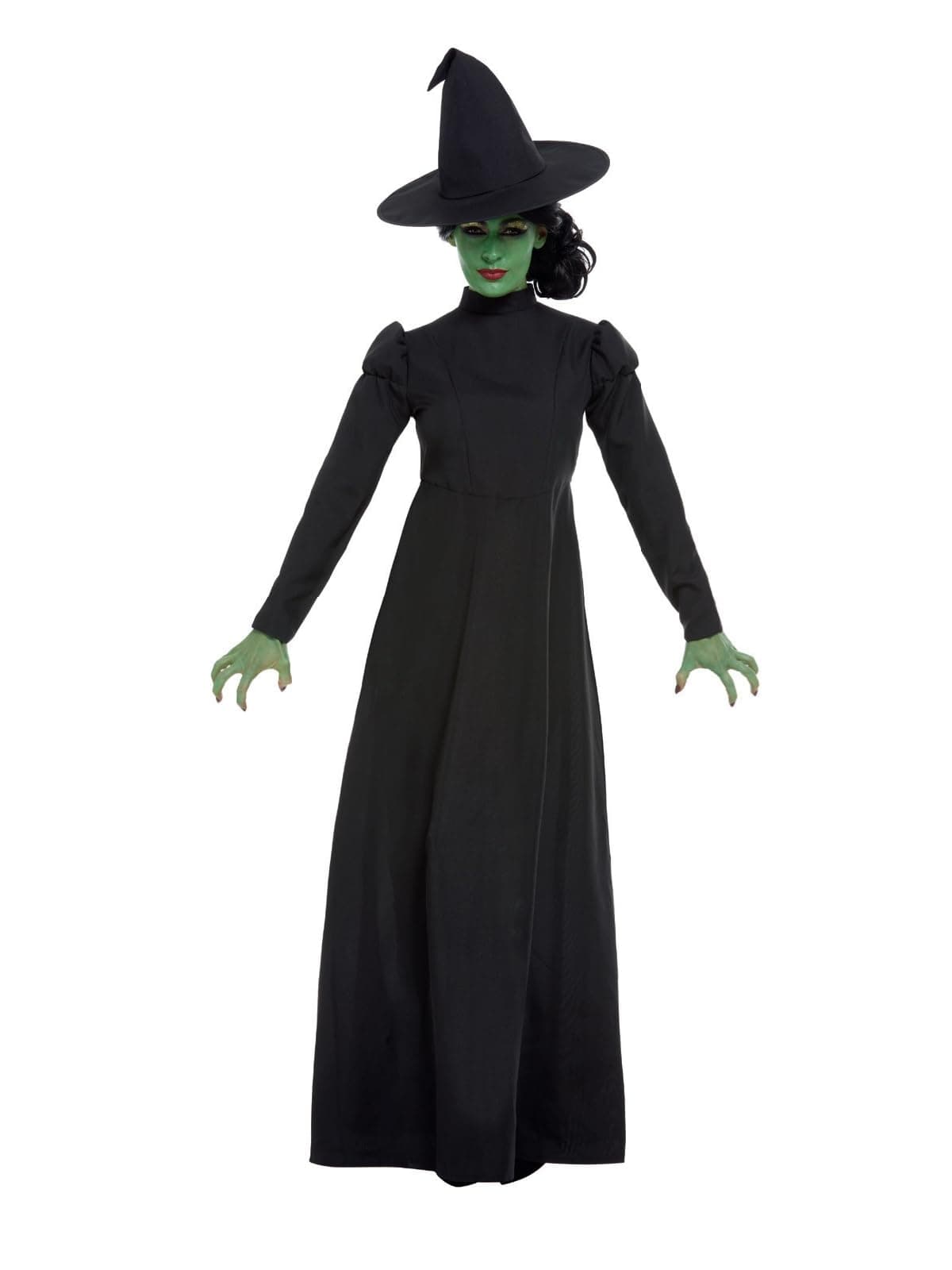 Smiffys Wicked Witch Costume, Black, 51061S