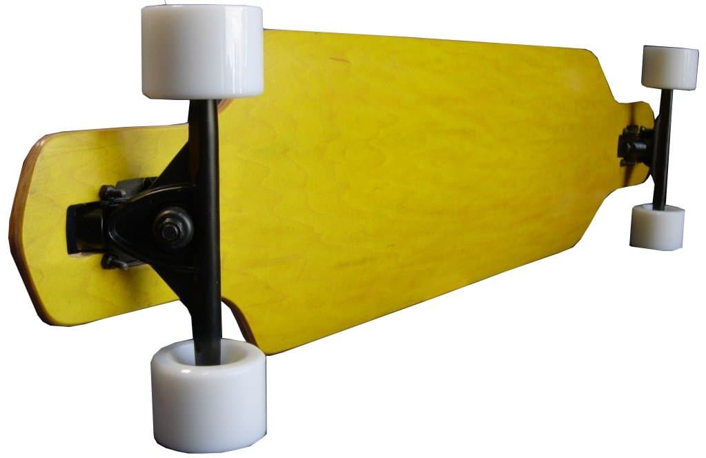 Yellow Complete Longboard Skateboard Freeride Slide Drop Thru New On Sale