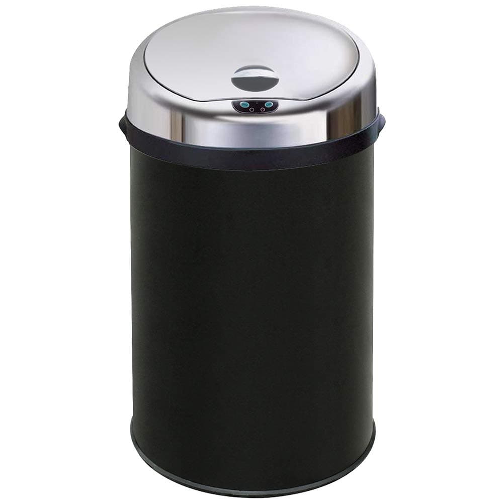 InMotion30L Black Stainless Steel Auto Sensor Kitchen Waste Dust Bin