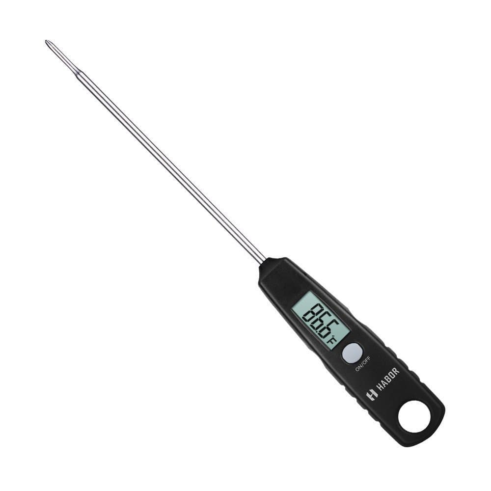 FT02 Digital Meat Thermometer -- Instant Read (2-4s) for Grilling Cooking Food BBQ, Oven, Grill, Water, Beer, Milk and Bath Water Probe