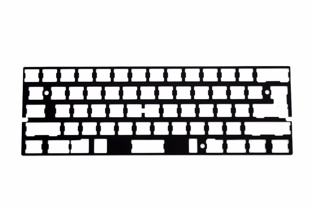 YMDK Universal Anodized Aluminum Plate Positioning Board Plate Support ISO ANSI for GH60 PCB 60% Keyboard DIY