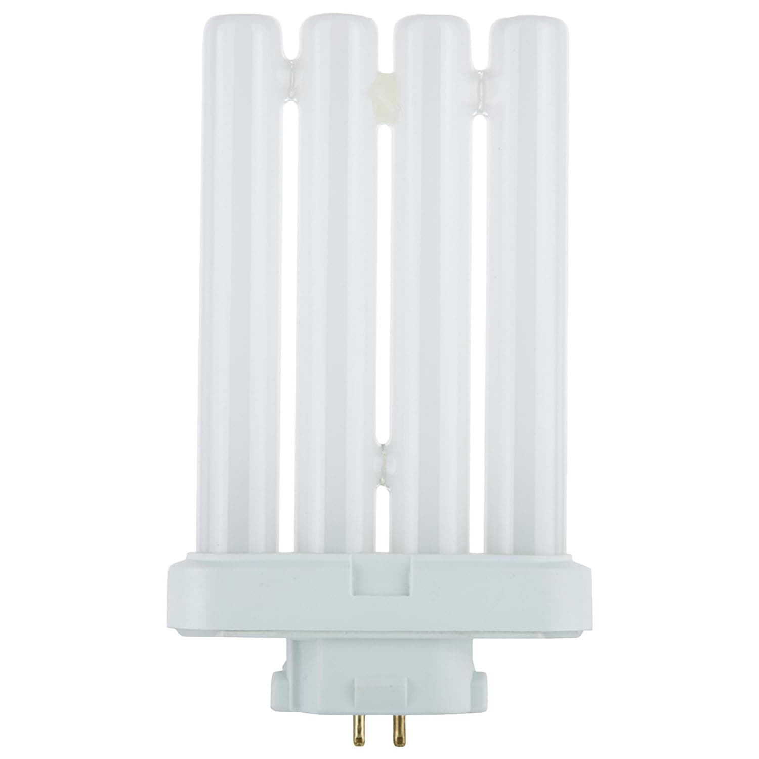 40530 FML27/30K/2PK Quad Tube Plug-in Compact Fluorescent Lamp, FML 4-Pin, 27 Watts, 1500 Lumens, 3000K Warm White, 4-Pin (GX10q4) Base, 120 Volts, 2 Pack