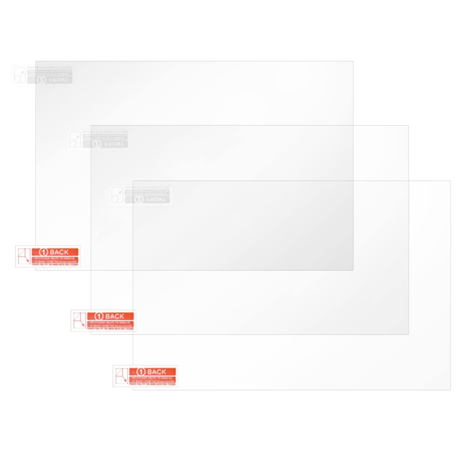 3Pcs Protect Films for Elegoo Jupiter 12.8 Inches 297.8x161.5mm Resin 3D Printers LCD Screen Protector (Jupiter)