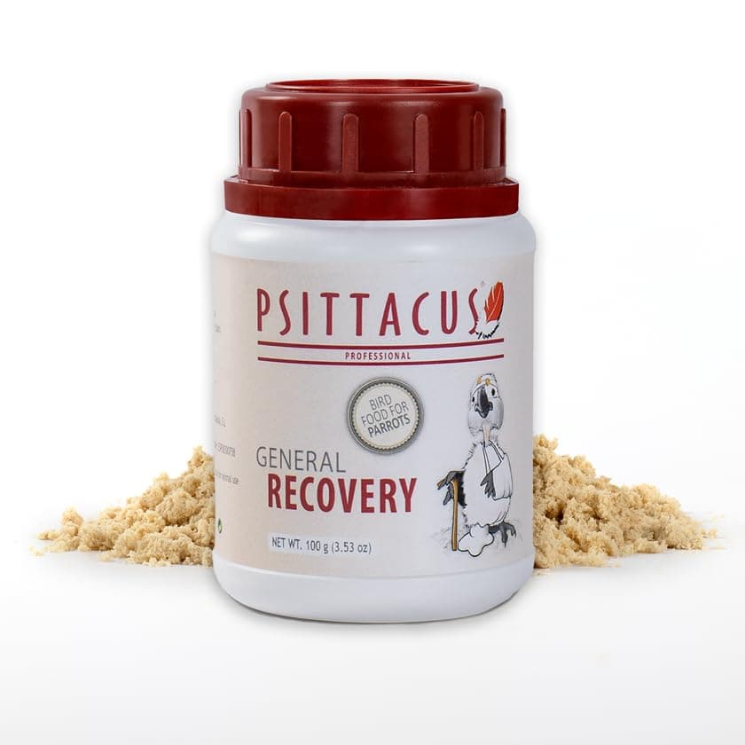 Psittacus General Recovery 100 g | Hand Feeding Formula for Sick and Injured Baby and Adult Birds, Parrots, Pigeons | Premium Food for Birds, 100% no-GMO