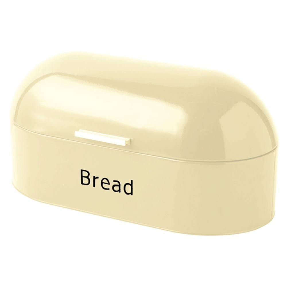 Retro Stryle Dome Shaped Bread bin Box Cream