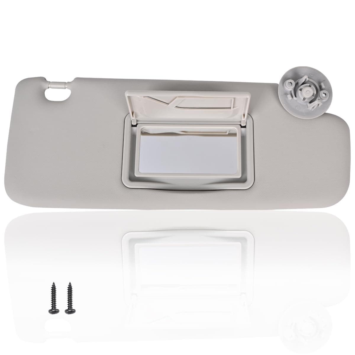 - EKLN Sun Visor Right Passenger Side RH P95327507 with Mirror Compatible with 2012-2019 Chevy Sonic 2013-2016 Chevy Spark Replacement OE 95054956 42478247 95327503 95473604 Color: Gray