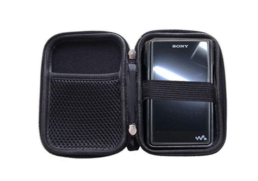 Durable Tough Carrying Box Storage Case for Sony NW WM1A WM1Z ZX300 M5S X5III (Black)