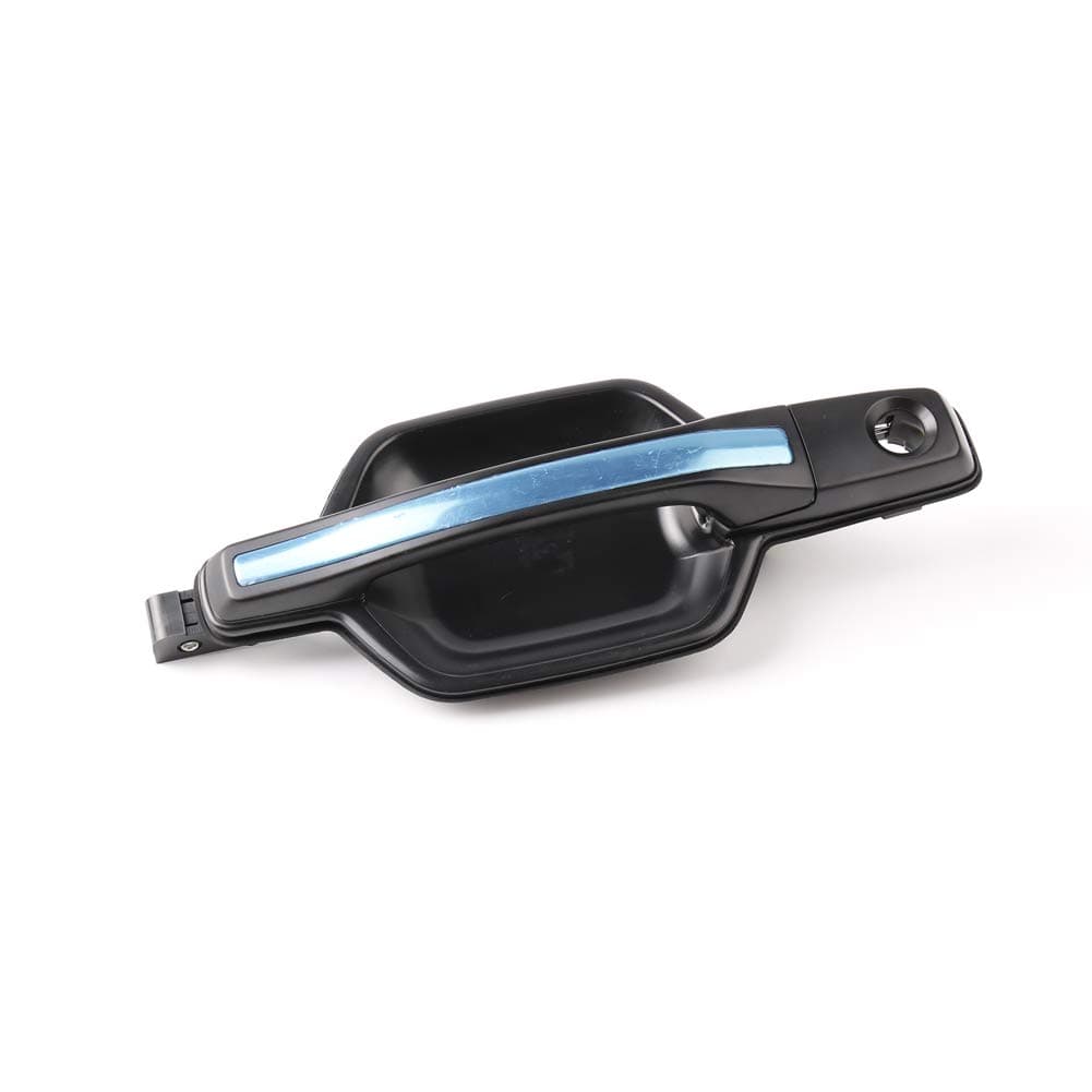 Outside Exterior Front Rear Door Handle Black with Chrome for Mitsubishi Pajero Montero MK3 2000-2006 (Front Left)